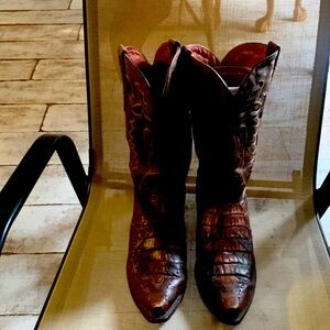 Dan Post alligator/cayman men’s boots sz 12